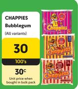 Chappies Bubblegum (All Variants)-100's