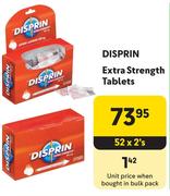 Disprin Extra Strength Tablets-52 x 2's