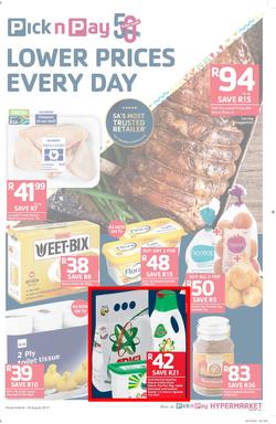 Pick n Pay Eastern Cape : Lower Prices Every Day (08 Aug - 20 Aug 2017), page 1