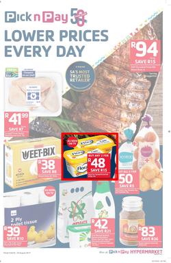 Pick n Pay Eastern Cape : Lower Prices Every Day (08 Aug - 20 Aug 2017), page 1