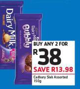Cadbury Slab Assorted-2X150gm