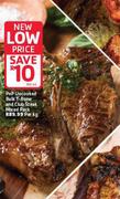 PnP Uncooked Bulk T-Bone & Club Steak Mixed Pack-Per Kg