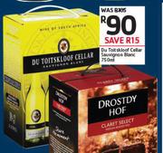 Du Toltskloof Cellar Sauvignon Blanc-750ml