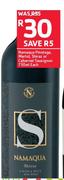 Namaqua Pinotage, Merlot, Shiraz Or Cabernet sauvignon-750ml