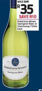 Robertson Winery Sauvignon Blanc Or Chardonnay-750ml Each