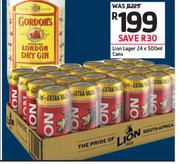 Lion Lager Cans-24 x 500ml