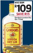 Gordon's London Dry Gin-750ml