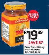 Pakco Grated Mango Pickle Or Atchar 385/410gm