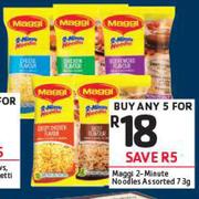 Maggi 2-Minute Noodles Assorted-5X73gm