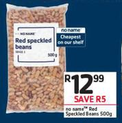 No Name Red Speckled Beans-500gm
