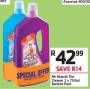 Mr. Muscle Tile Cleaner Banded Pack-2X750ml