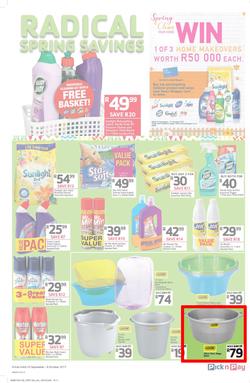 Pick n Pay Eastern Cape : Radical Rand Savers (25 Sep - 08 Oct 2017), page 6