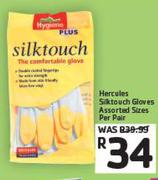 Hercules Silktouch Gloves Assorted Sizes-Per Pair