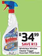 Windolene Window Cleaner Trigger Assorted-750ml