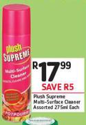 Plush Supreme Multi-Surface Cleaner Assorted-275ml