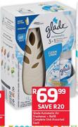 Glade Automatic Air Freshener+Refill Complete Unit Assorted