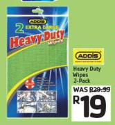 Addis Heavy Duty Wipes 2-Pack