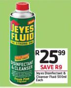 Jeyes Disinfectant & Cleanser Fluid-500ml