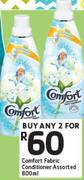 Comfort Fabric Conditioner Assorted-2X800ml