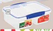 Sistema 2Ltr Split Rectangular Foodsaver