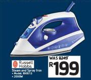 Russell Hobbs 2000W Steam And Spray Iron RH1613