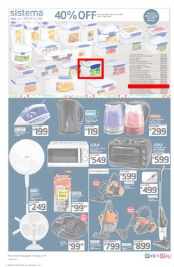 Pick n Pay Eastern Cape : Radical Rand Savers (25 Sep - 08 Oct 2017), page 10