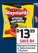 Maynards Gummies Or Jellies Assorted-125gm