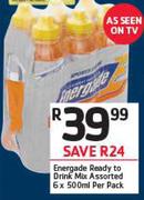 Energade Ready To Drink Mix Assorted-6x500ml