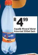 Aquelle Mineral Water Assorted-500ml