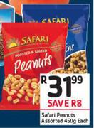 Safari Peanuts Assorted-450gm Each