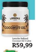 Lemcke Refined Coconut Oil-1Ltr