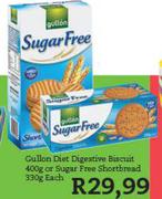 Gullon Diet Digestive Biscuit 400gm Or Sugar Free Shortbread-330gm Each