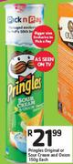 Pringles Original Or Sour Cream And Onion-150gm
