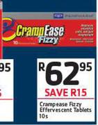 Crampease Fizzy Effervescent Tablets 10s