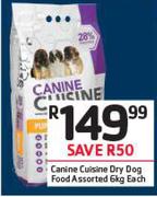 Canine Cuisine Dry Dog Food Assorted-6Kg