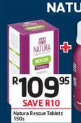 Natura Rescue Tablets 150s
