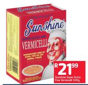 Sunshine Super Extra Fine Vermicelli-500gm