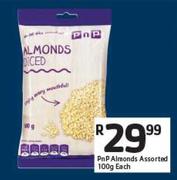 PnP Almonds Assorted-100gm