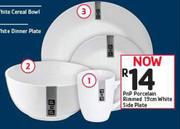 PnP Porcelain Rimmed 19cm White Side Plate