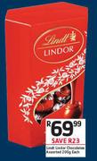 Lindt Lindor Chocolates Assorted-200gm