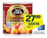 All Gold Smooth Apricot Jam-900g