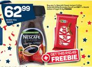 Nescafe Classic Instant Coffee Assorted 200g Get Free Nestle Kitkat 4 Finger 41.5g Freebie