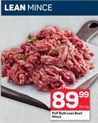 PnP Bulk Lean Beef Mince-Per Kg