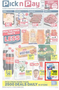 Pick n Pay Eastern Cape : Weekly Deals (13 September - 21 September 2021), page 1