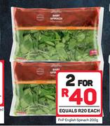 PnP English Spinach-For 2 x 200g