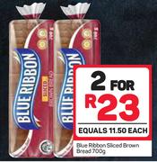 Blue Ribbon Sliced Brown Bread-For 2 x 700g