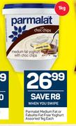 Parmalat Medium Fat Or Fabulite Fat Free Yoghurt Assorted-1Kg Each
