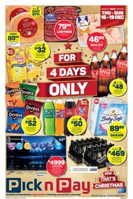 Pick n Pay Eastern Cape : 4 Days Only (16 December - 19 December 2021)