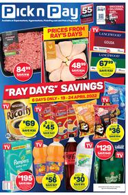 Pick n Pay Eastern Cape : Ray Day's Savings (19 April - 24 April 2022)