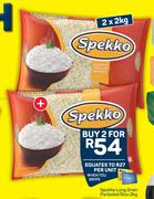 Spekko Long Grain Parboiled Rice-For 2 x 2Kg